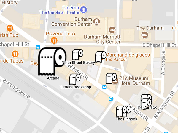 Toilettes sécuritaires